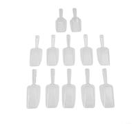 Crabop Multi-Use Plastic Shovel 12-Pack High Transparency Design(Middle and Middle)