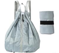 Crabop Packable Hiking Backpack 20-35L Lightweight Nylon Rucksack Water Resistant for Travel Camping Outdoor - Foldable Daypack with Reinforced Stitching 32x22x42cm(Gray)