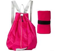 Crabop Packable Hiking Backpack 20-35L Lightweight Nylon Rucksack Water Resistant for Travel Camping Outdoor - Foldable Daypack with Reinforced Stitching 32x22x42cm(Rose Red)
