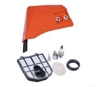Crabop Plastic Clutch Cover Assembly for CS-490 CS-501P for chainsaw | for durable plastic housing, heat resistant, precise fit for CS-490, CS-501P, replaces P021049100 easily