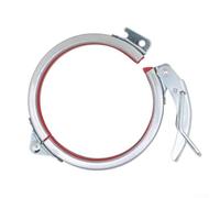 Crabop Quick Release Hose Clamps 80-300mm Heavy Duty Pipe Clamps Set - Adjustable Worm Drive for jubilee Clips for Fuel Air Water Ducts(150mm)