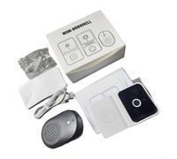 Crabop Smart Doorbell Camera Wireless WiFi Video Intercom Two-Way Communication Motion Sensor Cloud Storage Remote Monitoring Easy Setup(White)