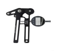 Crabop Spoke Tension Meter for 26-29 Inch Bicycle Wheels CNC Aluminum Alloy Mechanical or Electronic Version Accurate Wheel Building Maintenance Tool (Black electronic watch)