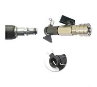 Crabop Stainless Steel High Pressure Washer Nozzle 1/4 Inch Quick Connect 2320psi for Karcher for Bosch for Nilfisk for Black Decker(C)