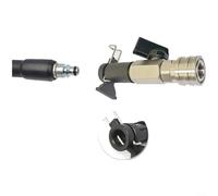 Crabop Stainless Steel High Pressure Washer Nozzle 1/4 Inch Quick Connect 2320psi for Karcher for Bosch for Nilfisk for Black Decker(B)