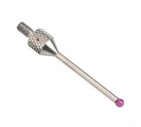 Crabop Steel for DIAL Indicator Probe M2.5 Thread Extended Lever Tip, for Micrometer Height Gauge Measurement Tool,Silver 0.01mm(M2.5*D2*L20/1)