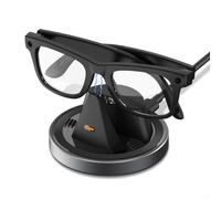 Crabop USB C Charging Dock for Ray-Ban for META Smart Glasses, Fast 2H Charge, ABS Stand, Compact Black Base for Home Travel Office