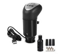 Crabop USB Racing Gear Shift Knob for Logitech G29 G27 G25, Plastic Joystick Shifter with 18 Gears for ETS2 for ATS PC Gaming Simulator