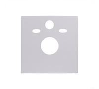 Crabop Wall-Mounted Toilet Soundproofing Mat, EVA Noise-Reducing Cushion Pad For Quieter Flush for Impact Protection White Liner