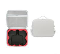 Crabop Waterproof PU Leather Carrying Case,for DJI Avata 360, Shockproof Travel Storage Bag with Spacious Interior for and Accessories, Black(Gray)