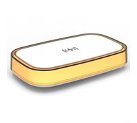 Crabop Wireless Charger, with Colorful LED Lights, Touch Control Desktop Charging Pad for iPhone and for HUAWEI, ABS Bedside Night Light Decor