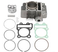 Crabop YX160 Cylinder Assembly Kit with for Piston, Rings and Gasket for 60mm Bore 150cc 160cc Engine, Metal Replacement Parts