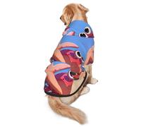 Crabs And Starfish Adorable Dog Hoodie - Soft Polyester Pet Hoodie For Medium And Large Dogs, Seasons