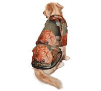 Crabs Dog Hoodie – Soft & Breathable Polyester Pet Clothes for Medium, and Large Dogs