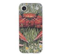 Crabs in The Daisy Flowers Compatible with iPhone 17/17 Air/17 Pro/17 Pro Max TPU Phone Case Slim Phone Protective Cover