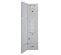 Crabtree 18LPV1606SL Loadstar Vertical 125A TP&N Lighting & Power Board 16+6 Way Pulsed Out/Modbus