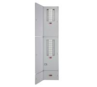 Crabtree 18LPV1612SL Loadstar Vertical 125A TP&N Lighting & Power Board 16+12 Way Pulsed Out/Modbus