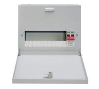 Crabtree 18SN11L Loadstar 11 Way 100A 1P+N Type A Surface Distribution Board c/w Switch Disconnector