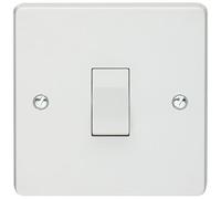 Crabtree 4070 Single Light Switch, 10 amp, 1 way
