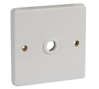 CRABTREE 4075 Flex Outlet Plate 1 Gang Cable Clamp 20A White