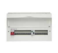 Crabtree 516/2983B Starbreaker 16 Way (9+7) Split Load Consumer Unit with 100A Main Switch & 80A 30mA Type A RCD