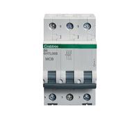 Crabtree 6HTL06B Loadstar 6A Triple Pole B Curve 10kA MCB