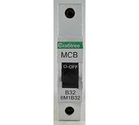 Crabtree 6M1B32 B32 MCB 32A Type B circuit breaker