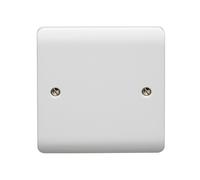 Crabtree CR1001 Instinct White Moulded 1 Gang Blank Plate