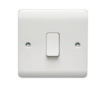 Crabtree CR1171 Instinct White Moulded 10AX 1 Gang 1 Way Switch