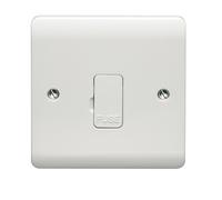 Crabtree CR1828 Instinct White Moulded 13A Unswitched Fused Connection Unit