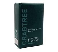Crabtree & Evelyn Buff & Invigorate 3-in-1 Body Bar 200g - Cleanse, Exfoliate & Moisturize