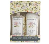 Crabtree & Evelyn Summer Hill Set of 2 Hand Soaps and Lotions
