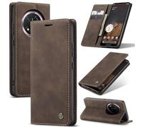 Cracedily for Honor Magic 7 Lite Case, Wallet Case Flip Leather with Card Holder Magnetic Closure ShockLiteof Kickstand Litetective Phone Cases Cover for Honor Magic7 Lite, Coffee