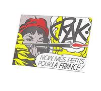 Crack by Roy Lichtenstein / Pop Art / Comics Canvas Wall Picture (44cm x 30cm)
