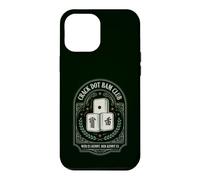 Crack Dot Bam Club Retro Mahjong Night Player Design Case for iPhone 12 Pro Max
