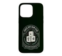 Crack Dot Bam Club Retro Mahjong Night Player Design Case for iPhone 15 Pro Max