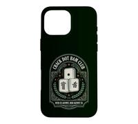 Crack Dot Bam Club Retro Mahjong Night Player Design Case for iPhone 16 Pro Max