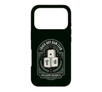 Crack Dot Bam Club Retro Mahjong Night Player Design Case for iPhone 17 Pro