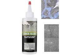 Crack Filler for Concrete,Asphalt Crack Filler,Heavy-Duty Concrete Crac/k Repair Adhesive,Waterproof Conc/rete Repair Sealant,Conc/rete Cra/ck Fil/ler Outdoor,Liquid Cement Cra/ck Fil/ler