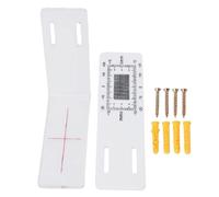 Crack Gauge Tool - L Shaped Acrylic Ruler, Transparent Precision Scale Detector, Structural Movement Indicator Durable Inspection Device | Analyzer Monitor for Building Wall Detection Tracking