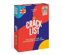 CRACK LIST - Card Game for Family & Friends, 2-8 Players, Games Nights