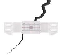 Crack Monitoring Record, Tell Tale Crack Monitor, Corner Tell-Tale Crack Monitor, Tell Tale Record Crack Monitoring Device, Acrylic Measuring Instrument Contrast Calipers