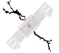 Crack Monitoring Record - Tell-Tale Cracks Monitor, Measure And Records Instrument | Precision Measurement Tool Housing Contractors Use, Movement Tracking Device With Stucco Masonry Application