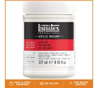 Crack Resistant Acrylic Gel Medium, 237ml - Perfect for Canvas and More