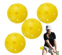 Crack-resistant Pickle Ball, 4 Pickle Balls 26 Hole Training Sports Pickle Ball Indoor Outdoor Pickle Ball for Intermediate Player Beginner At Home, Home