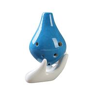 Crack Short Mouth 6-hole Ocarina Alto C Tune Beginner Student Ceramic Ocarina With Lanyard ocarina instrument (1)