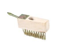 Crack Weeder Wire Brush Grout Brush Cleaner for Patio Stones Pavers Driveway with Pointed Handle