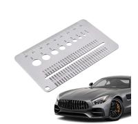 Crack Width Gauge, Precision Gap Ruler, 6 Inches Measuring Tool with Accurate Calibration, Durable Acrylic Gauge with Clear Scale, Construction Monitoring Easy Reading, Home Inspection Supplies