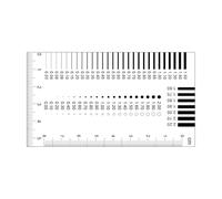 Crack Width Gauge | Transparent 0.01mm Precision Card Centering - Cards Measurement Crack Width Gauge,for Professionals Beginners Students Collectors Enthusiast
