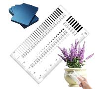 Crack Width Ruler | Defect Detection Clear Scale Transparent - Crack Width Gauge for Cards,for Beginners Hobbyists Students Collectors Enthusiast